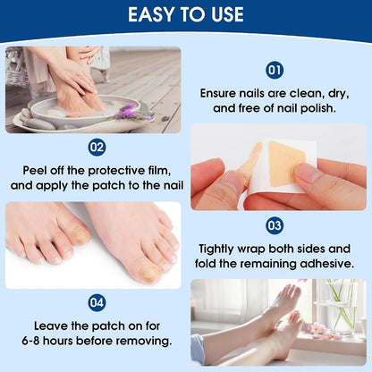 EASICUTI Fungal Nail Patches, 90 PCS Toenail Fungus Treatment Extra Strong, Over