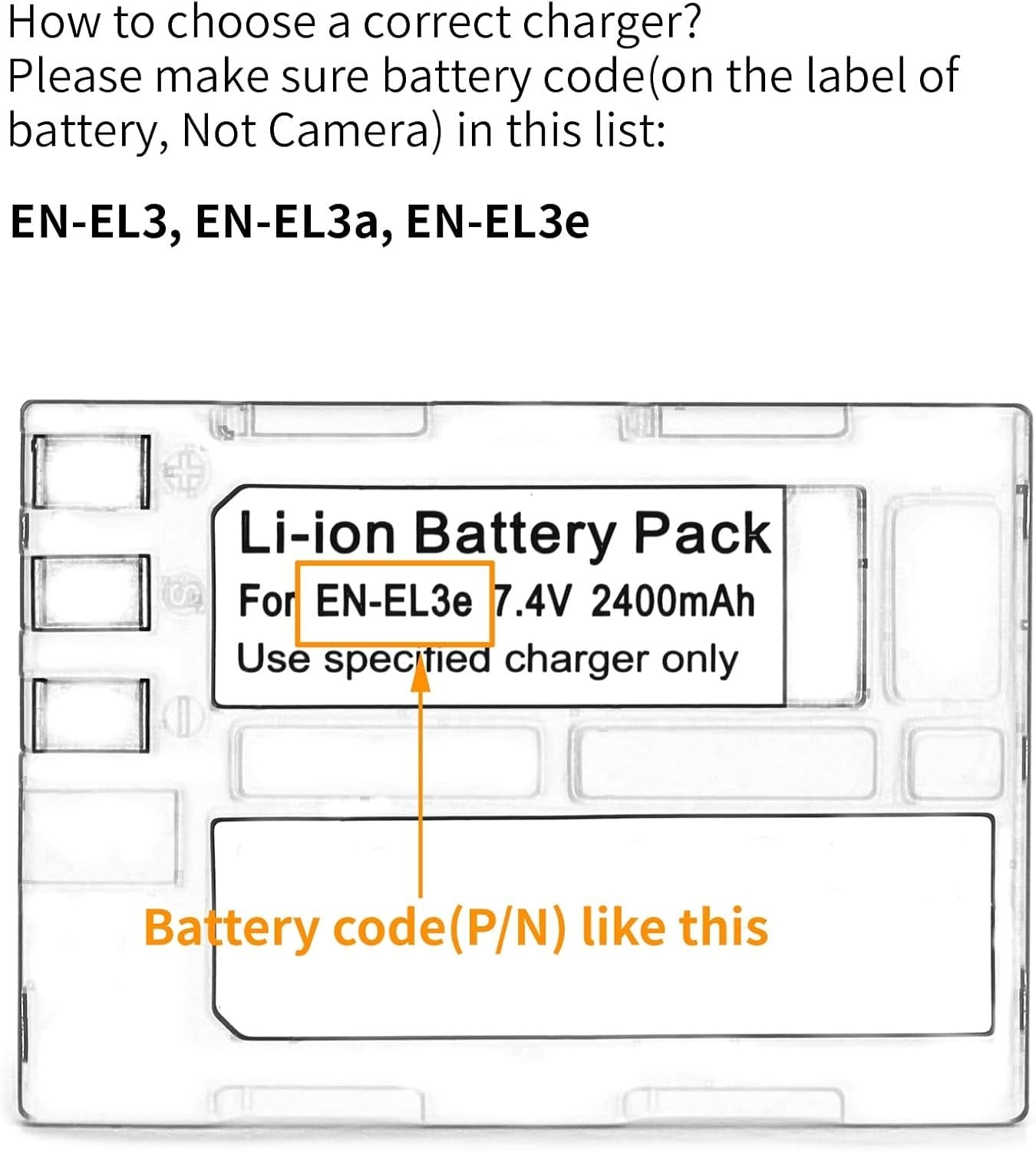 EN-EL3 EL3e USB Charger for Nikon D50 D70 D70s D80 D90 D100 D200 D300 D300s D700