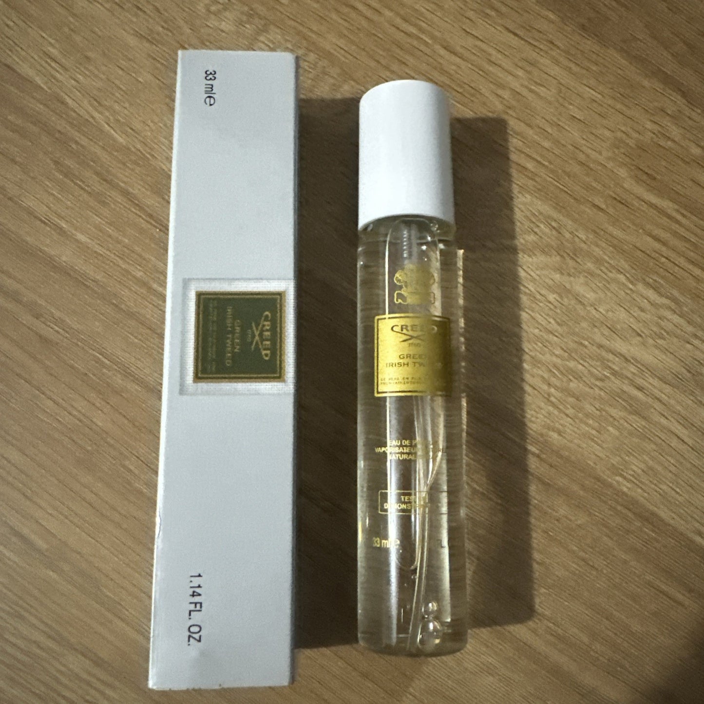 Creed green Irish tweed Men's Eau De Toilette  33ml  Travel Size new Boxed 