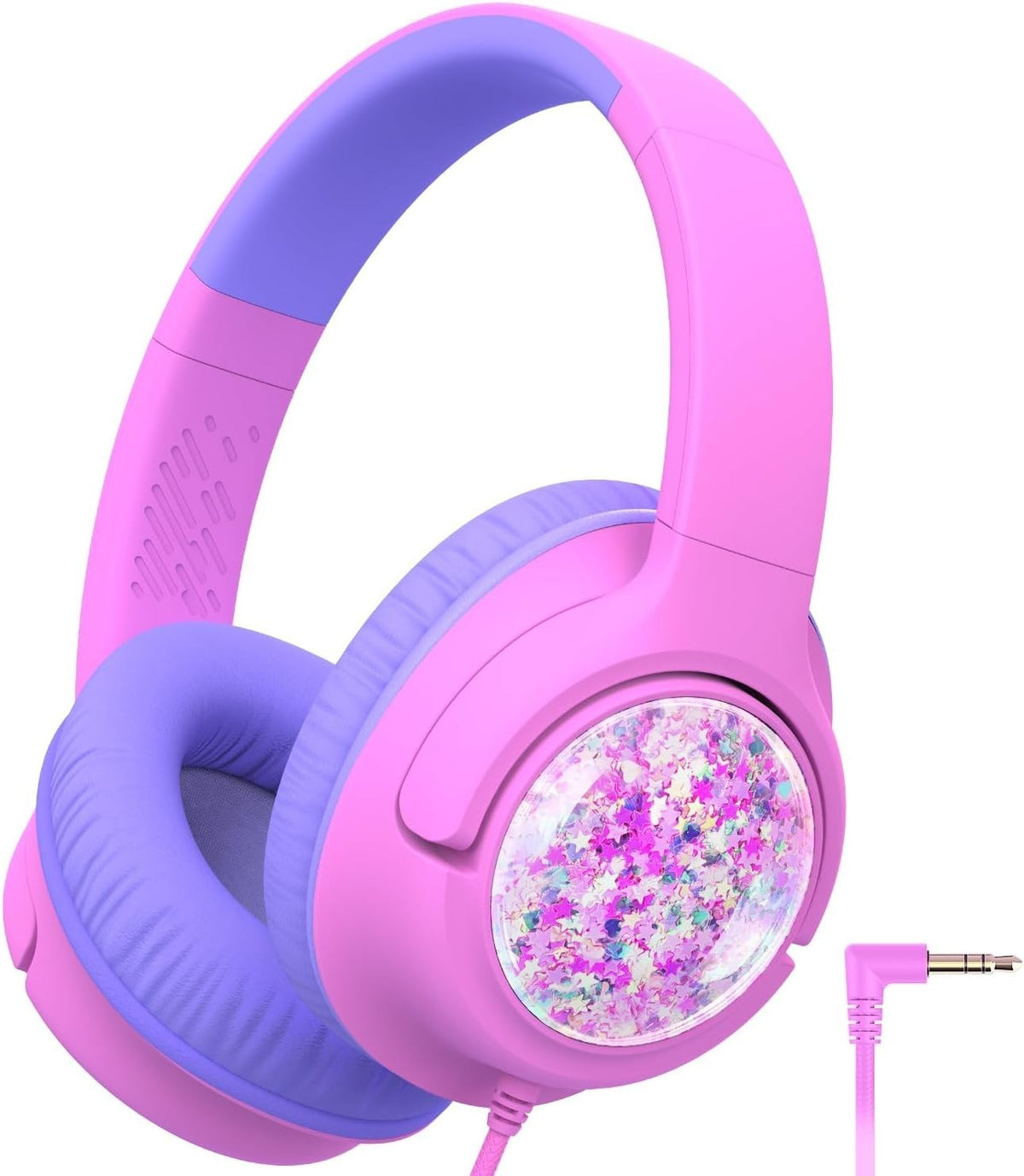 Iclever Bluetooth Kids Headphones HS26 Girls Headphones Wired 3.5mm Princess