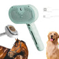3-in-1 Cat Steam Brush , Electric Pet Comb with Spray, Massage & Hair Removal