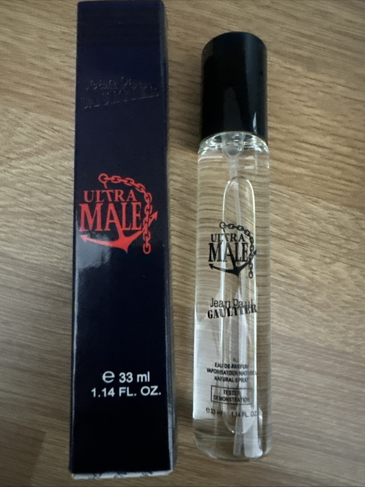 John Paul Gaultier Ultra Male Eau De Toilette Intense 33ml Spray Travel Size