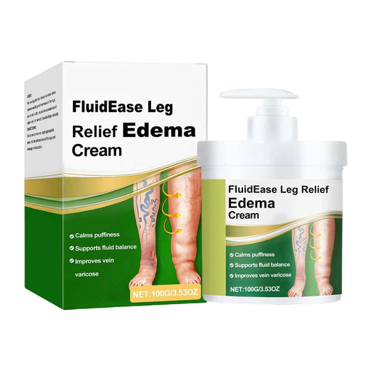Leg Therapy Edema Cream, Anti Swelling Cream for Legs, Reduce Leg Swelling Natur