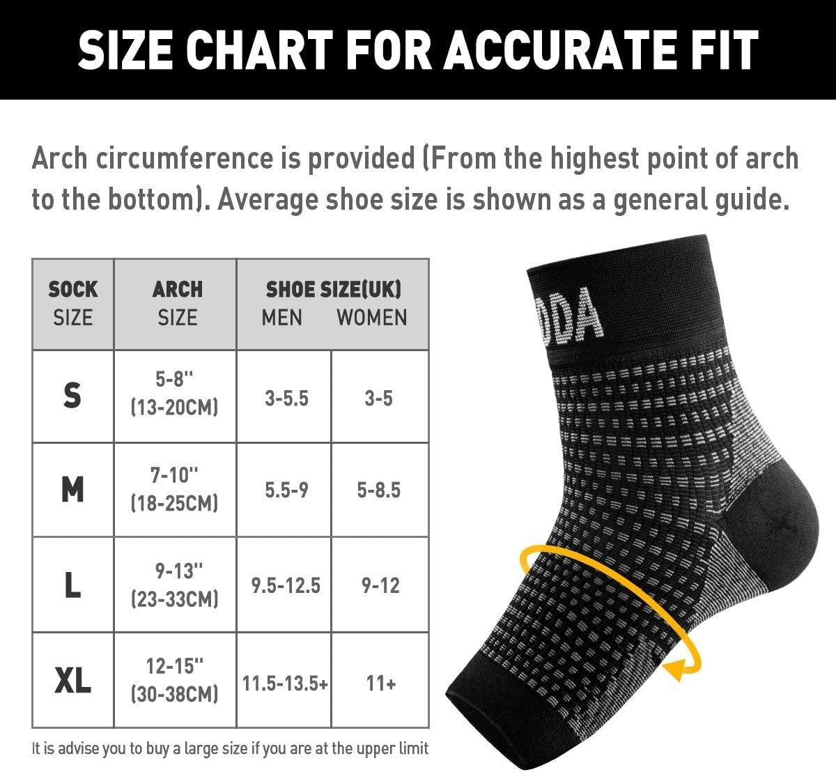 AVIDDA 2 Pack Ankle Support Brace for Men and Women, Compression Sleeve Socks XL