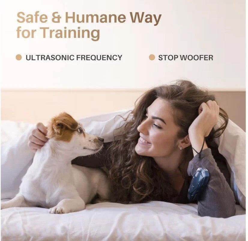DOG TRAINER Handheld Ultrasonic Bark - All Breeds 6 months to 8 Years