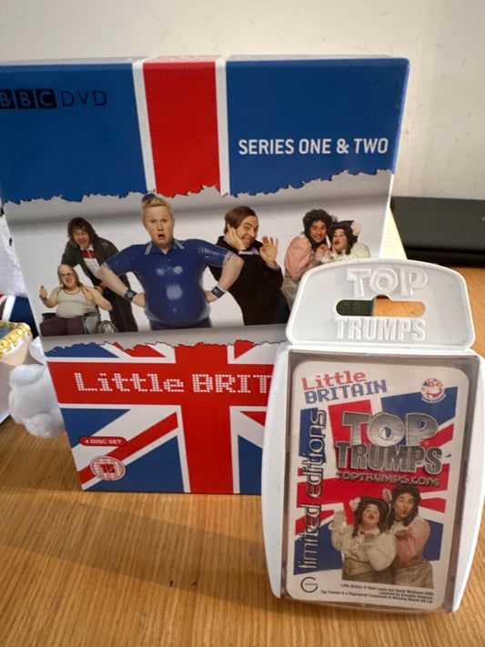 Little Britain - Series 1 & 2 DVD Plus Top Trump Cards