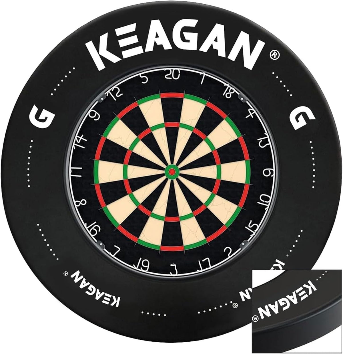 PLAIN DARTBOARD SURROUND HEAVY DUTY BLACK RUBBER RING FOR DART BOARD