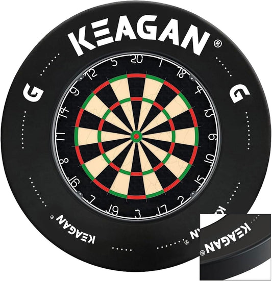 PLAIN DARTBOARD SURROUND HEAVY DUTY BLACK RUBBER RING FOR DART BOARD