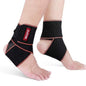 WASPO Ankle Support Brace 2 PACK, Adjustable Ankle Brace Wrap Strap for Sports