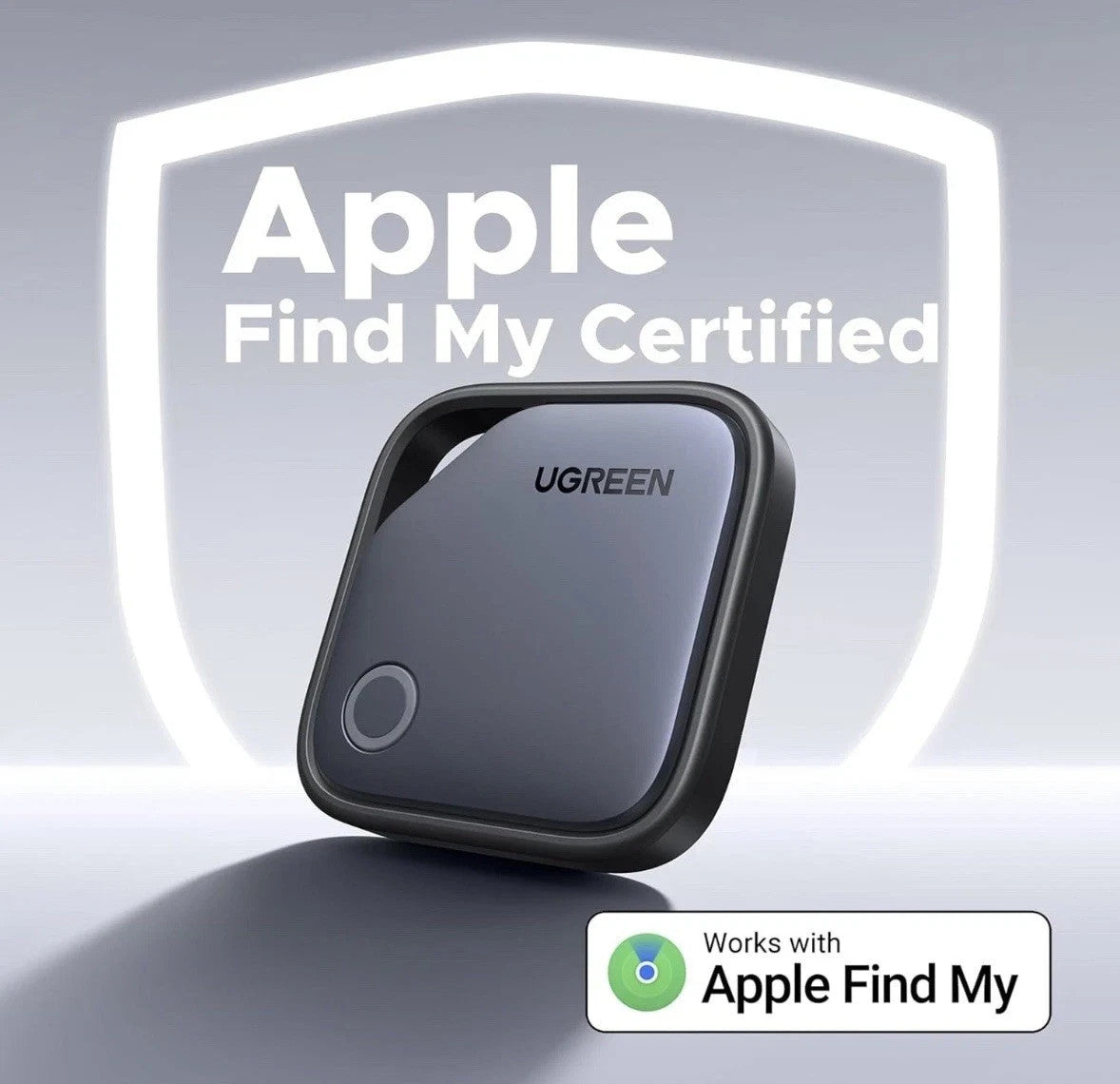 4x UGREEN Apple iPhone iOS Find My Tag Tracker Smart Bluetooth Item Finder