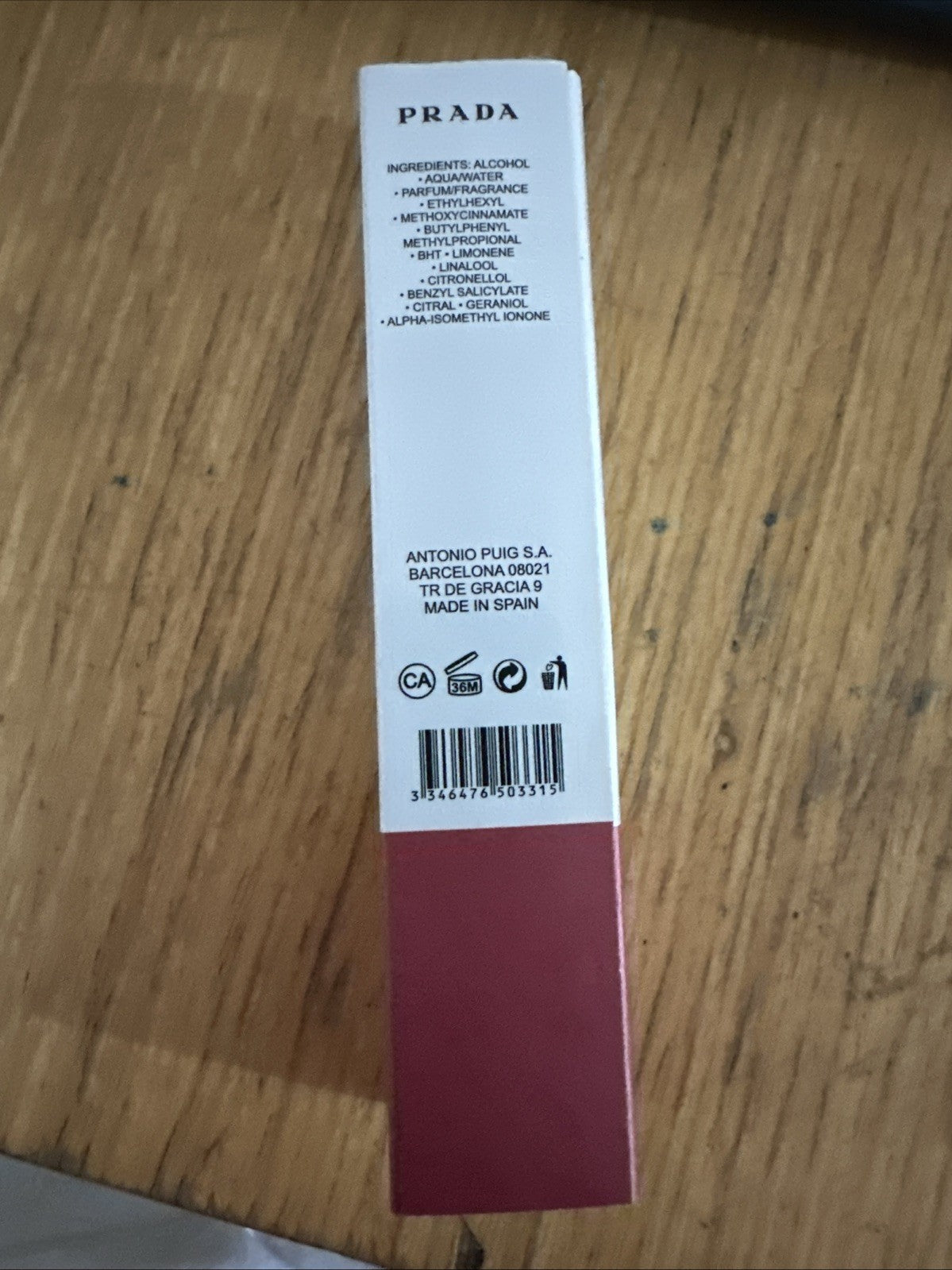 Perfume PRADA Sport 33ml Eau de Toilette Spray for Men - Luna Rossa