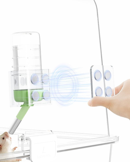Hamster Water Bottle Holder, Acrylic Holder Magnet Bucatstate RRP  £13.99