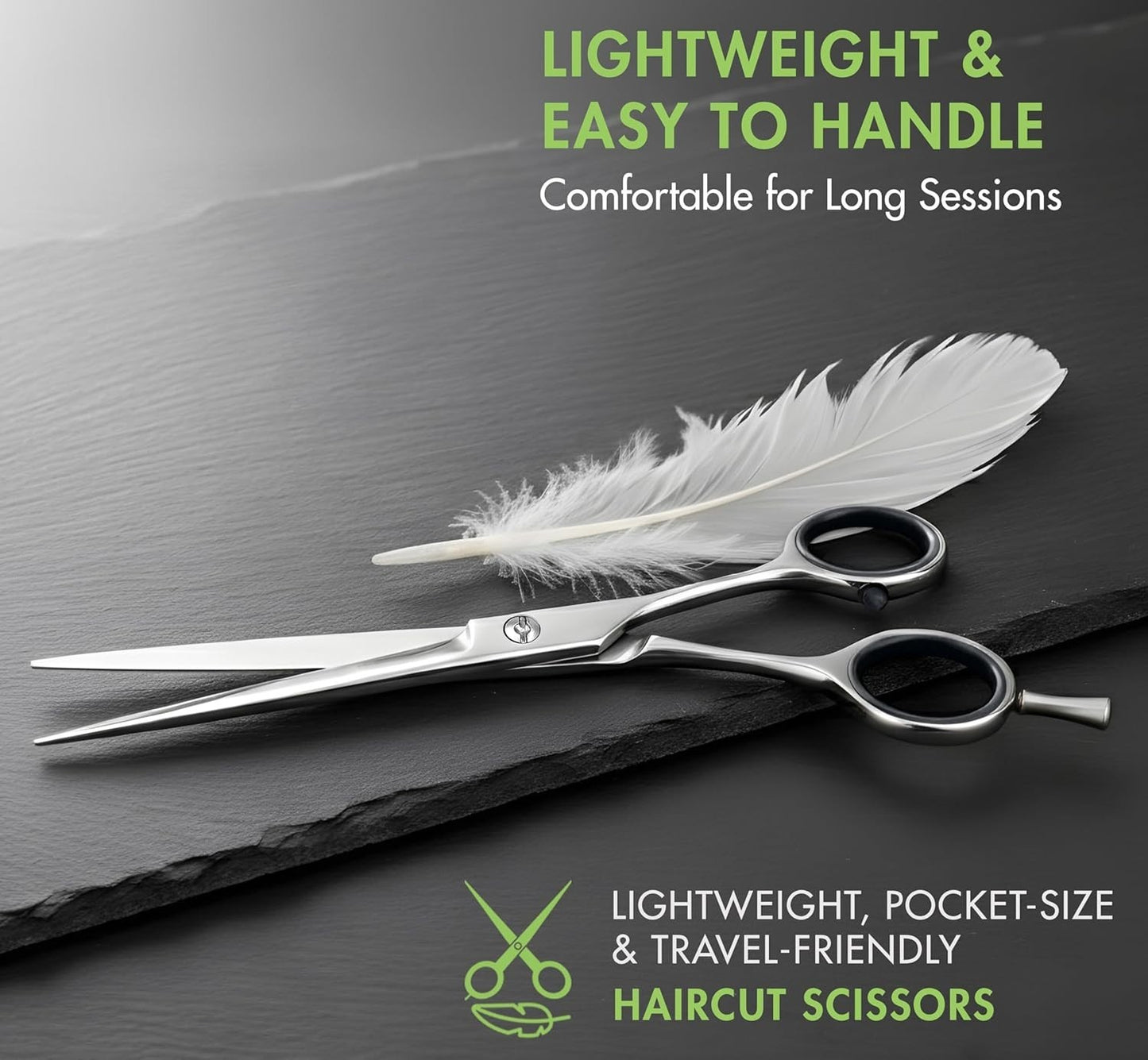 HAIRDRESSING HAIR CUTTING BARBER SALOON PROFESSIONAL SCISSOR 6.5"