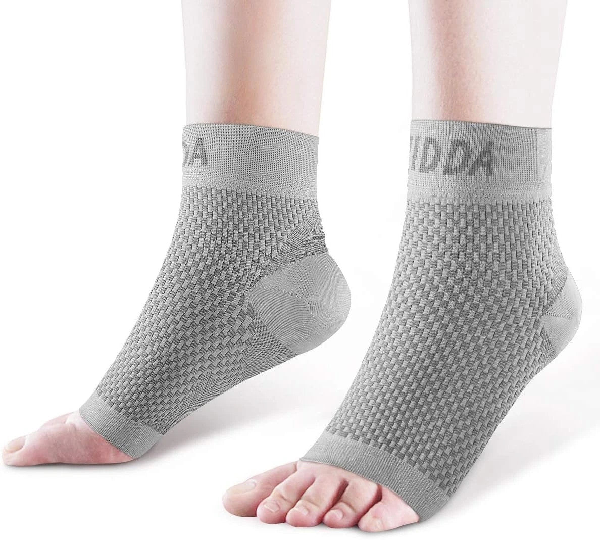AVIDDA 2 Pack Ankle Support Brace for Men and Women, Compression Sleeve Socks M