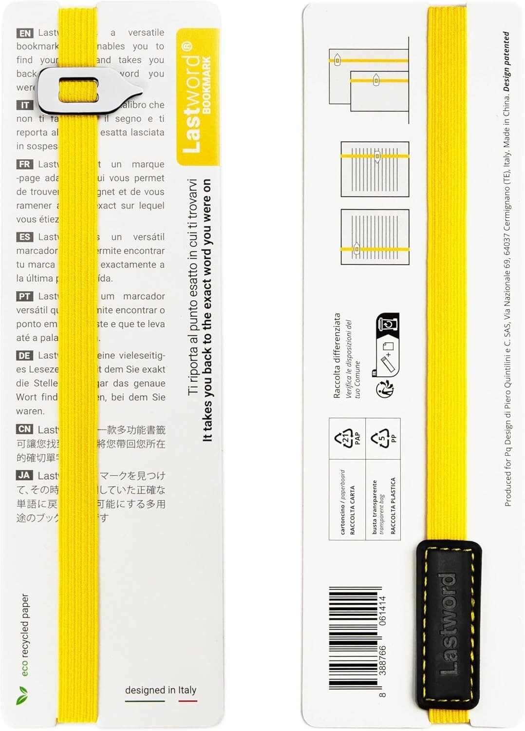 Lastword Bookmarks - Elastic Bookmark Perfect for Any Book, Office - Bookmarks