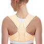 Vicorrect Posture Corrector for Women and Men, Adjustable upper S/M, Beige