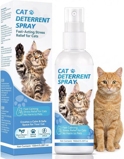 Cat Scratch Repellent Spray 150 ml - Natural Behaviour Training, Safe for Pets