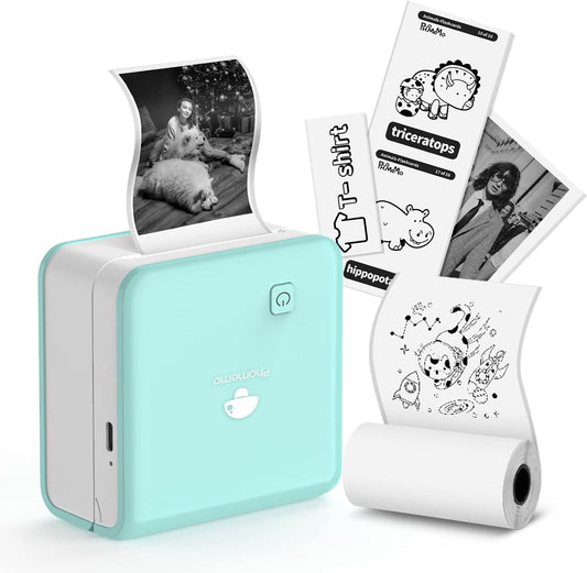 Phomemo M02 Bluetooth Mini Pocket Thermal Printer Sticker Wireless New
