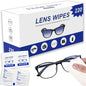 220 Count Lens Cleaning Wipes for Eyeglasses, Pre-Moistened Individually Wrapped