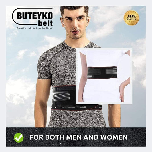 Buteyko Belt - Large - Asthma Relief, Sleep Apnea, Snoring, Breathing | Breath