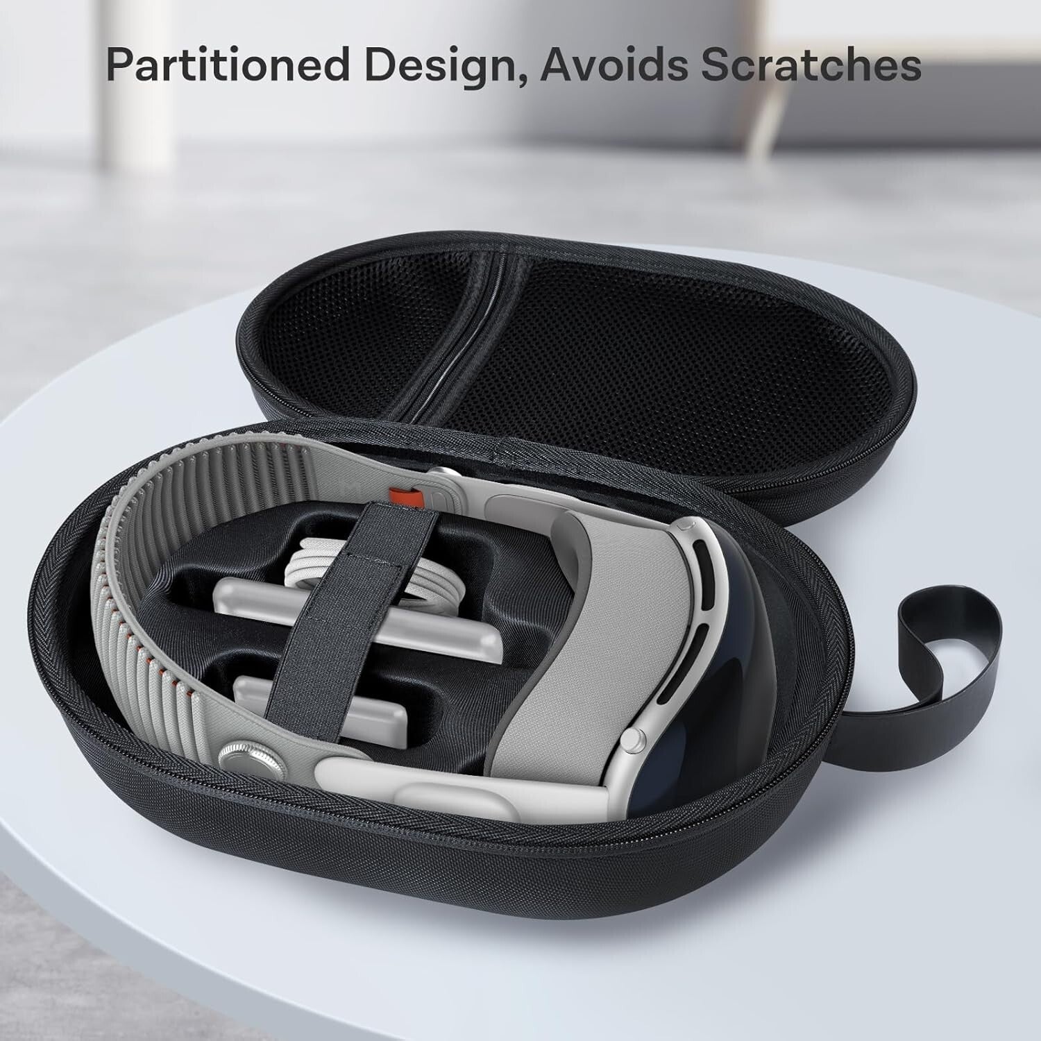 Hard Carrying Case for Apple Vision Pro, Shockproof Travel Bag Portable Storage