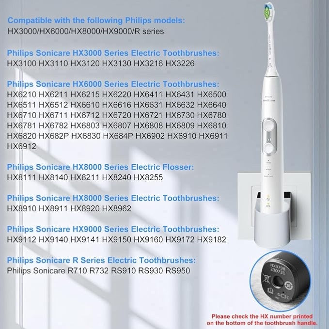 Philips Sonicare HX R Series Brush Charger Holder Plug Mount UK 2 Pin