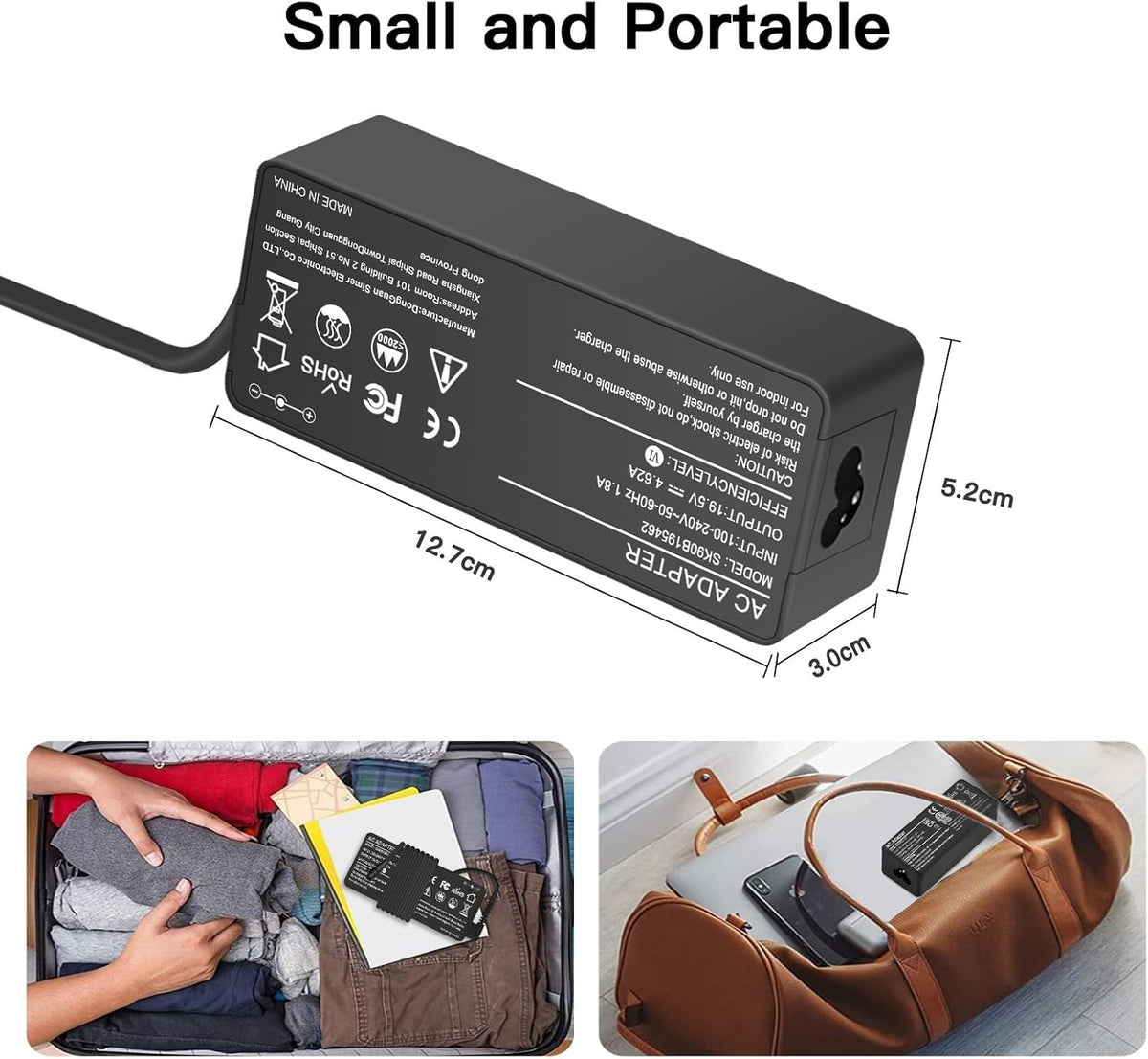 90W Laptop Charger for Asus Dell HP Acer Lenovo IBM Toshiba Samsung Sony Fujitsu