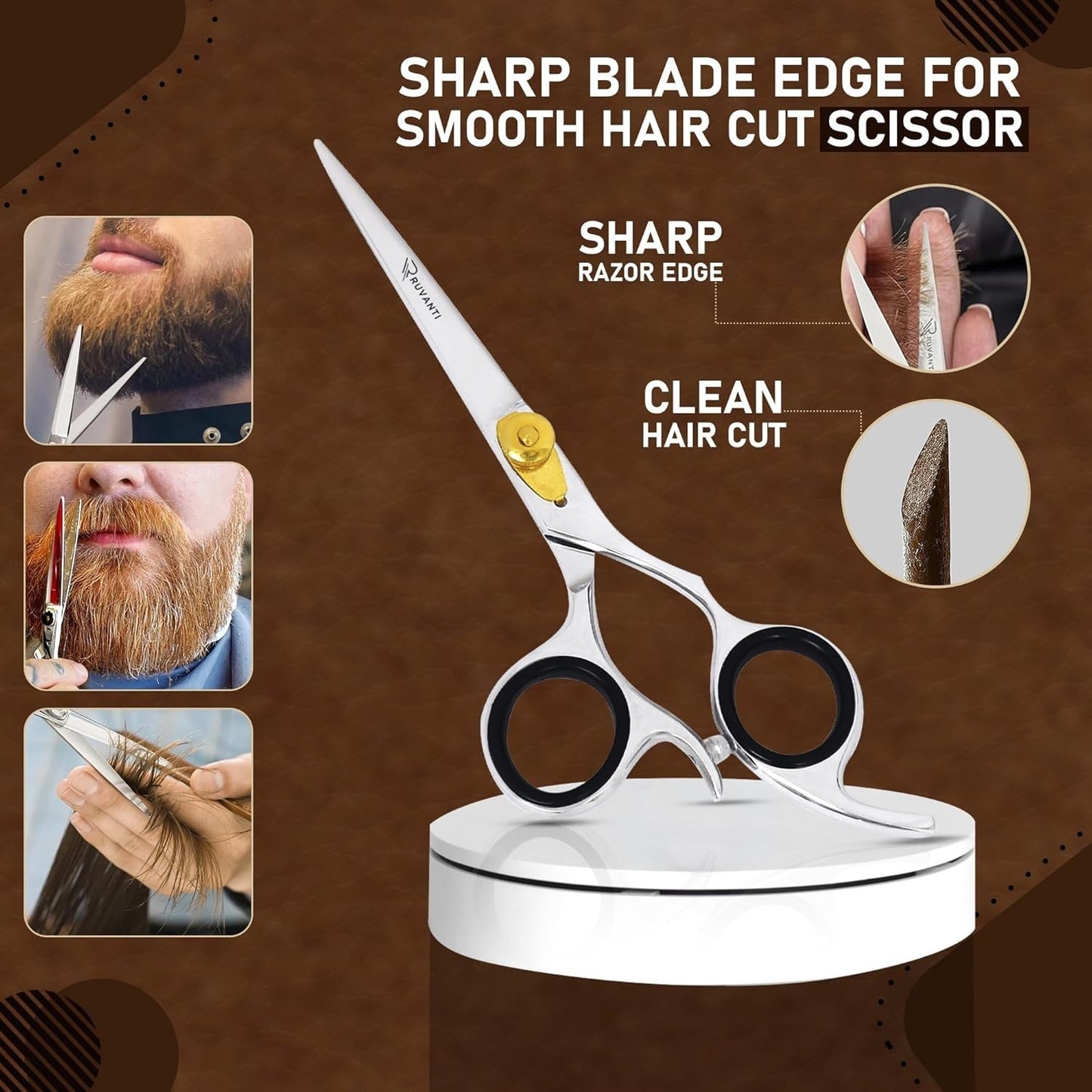 HAIRDRESSING HAIR CUTTING BARBER SALOON PROFESSIONAL SCISSOR 6.5"