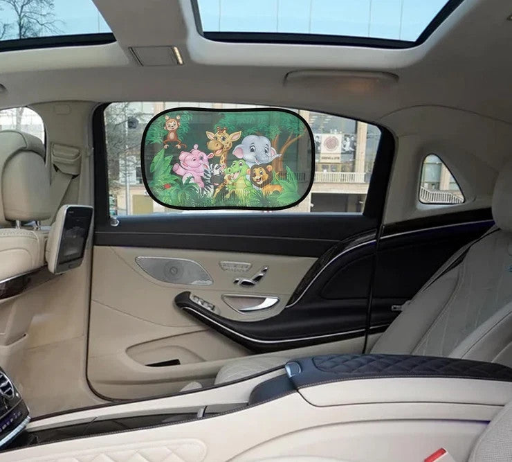2 Pack Sunshade for Car Window Baby, Children's Car Window Shades for Kids UV