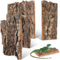 4Pcs Reptile Cork Bark Reptile Enclosure Background Cork Bark For Gecko