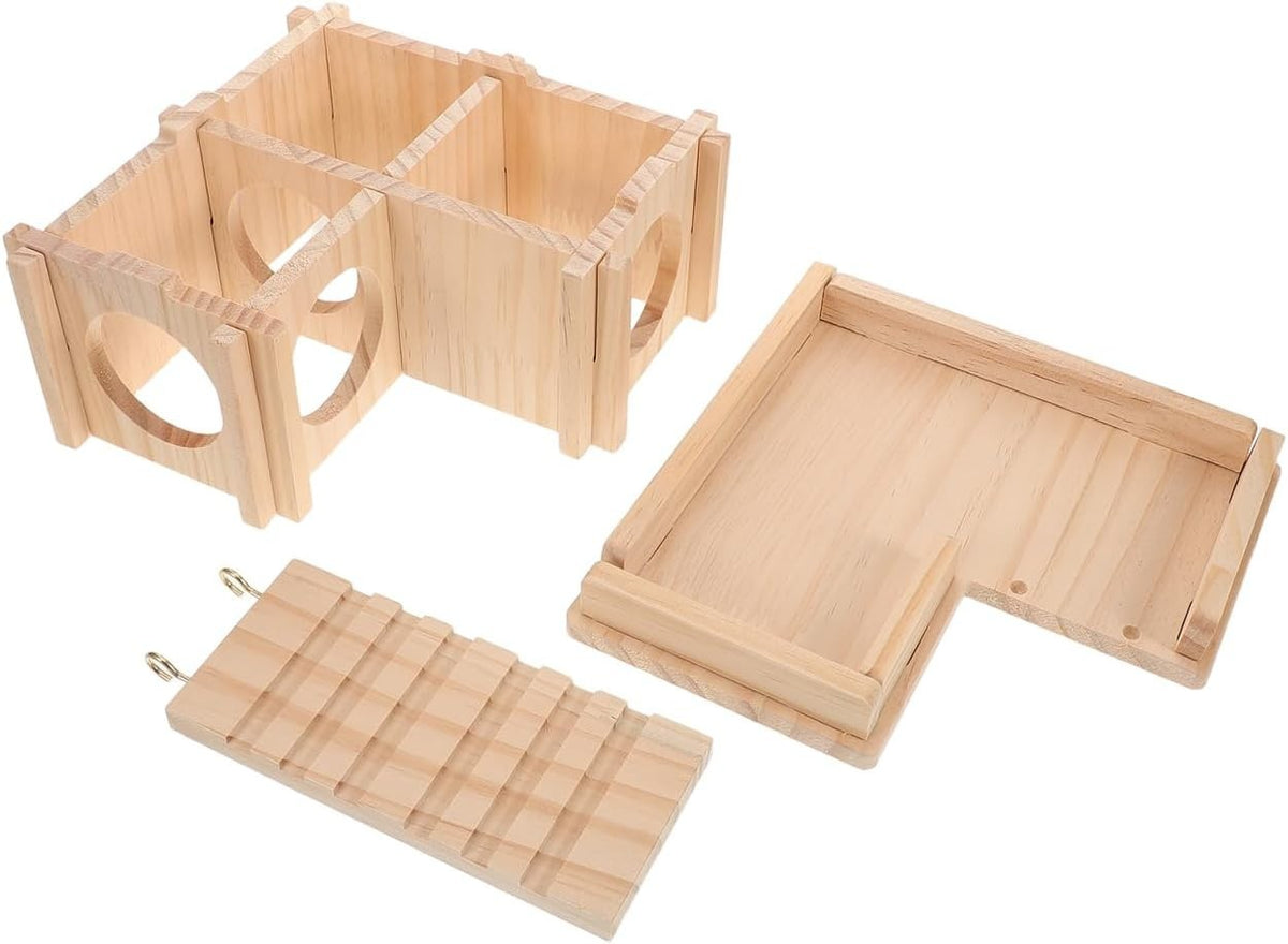 Bearded Dragon Basking Platform Hideout Large Cage Accessories Habitat