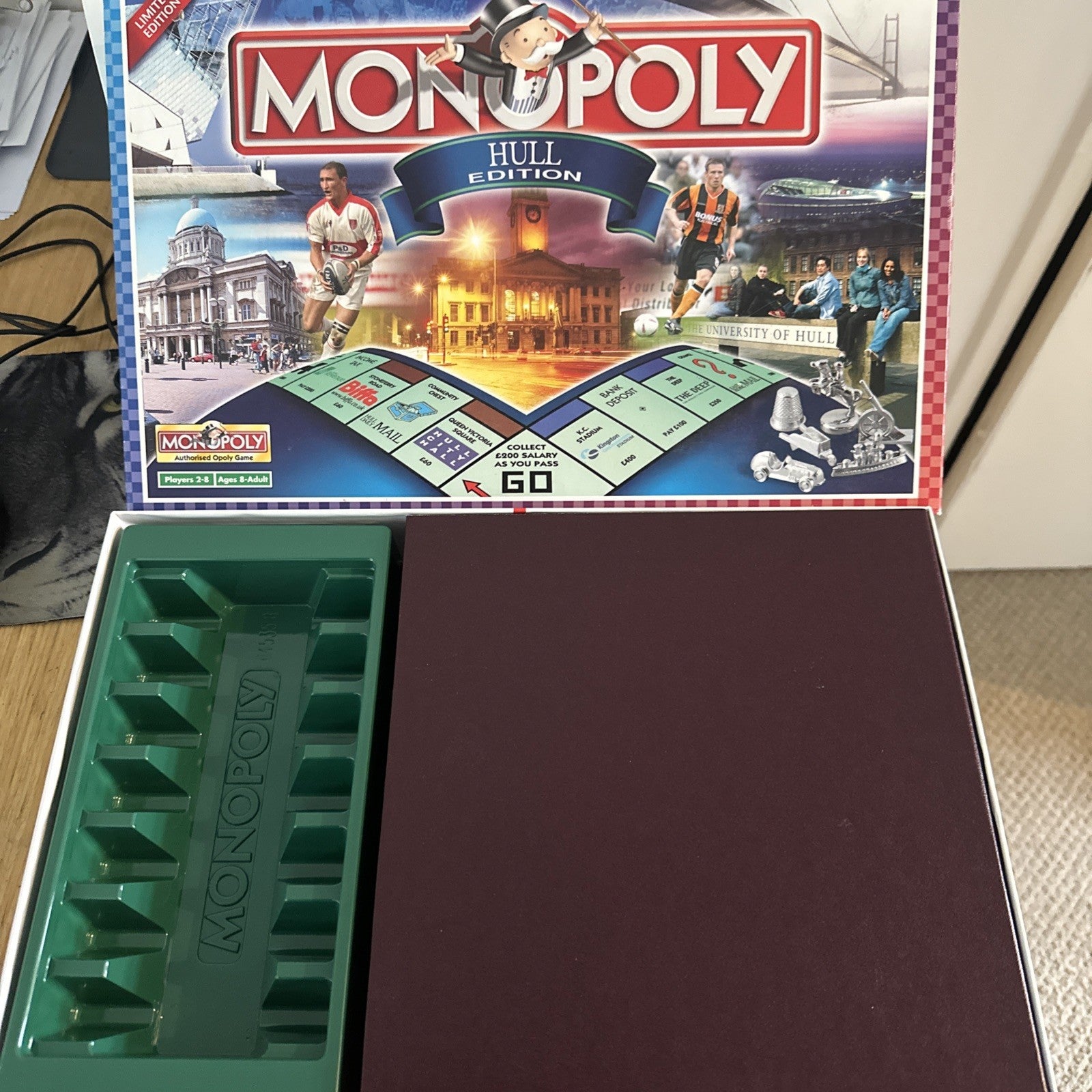 Monopoly Hull Edition Board Game Vintage 2004 Ltd Edition 2-8 Players Sealed