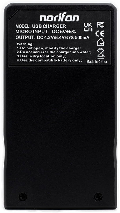 CGA-S007 USB Charger for Panasonic Lumix DMC-TZ1 TZ2 TZ3 TZ4 TZ5 TZ11 TZ15 TZ50