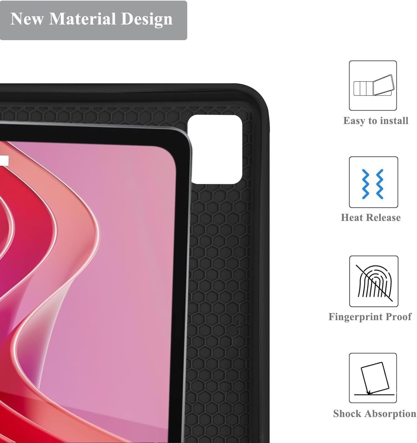 Backlit Keyboard Case With Mouse For Lenovo Tab M11 2024 TB330FU 11" inch Tablet