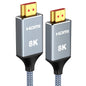 Snowkids HDMI 2.1 Cable 2m,10K 8K HDMI Cable Ultra HD High-Speed Lead 48Gbps eAR