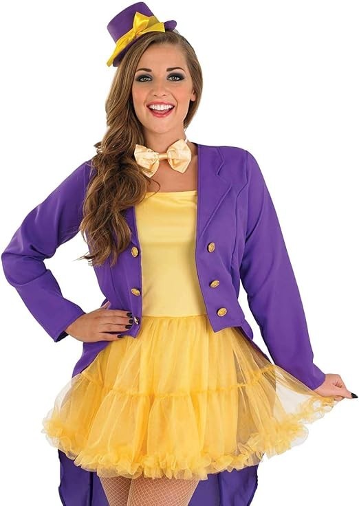 Womens Chocolate Factory Owner Costume Ladies Charlie Fancy Dress Book Week
