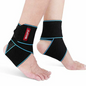 WASPO Ankle Support Brace 2 PACK, Adjustable Ankle Brace Wrap Strap for Sports