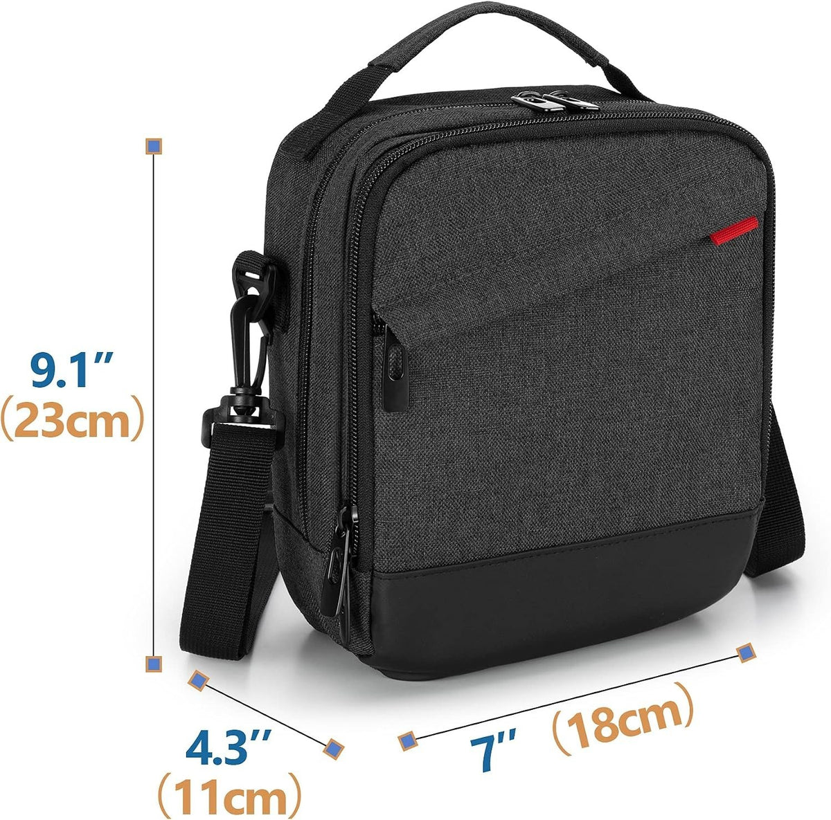 CURMIO Insulin Cooler Travel Case, Diabetes Supplies Bag, with Shoulder Strap