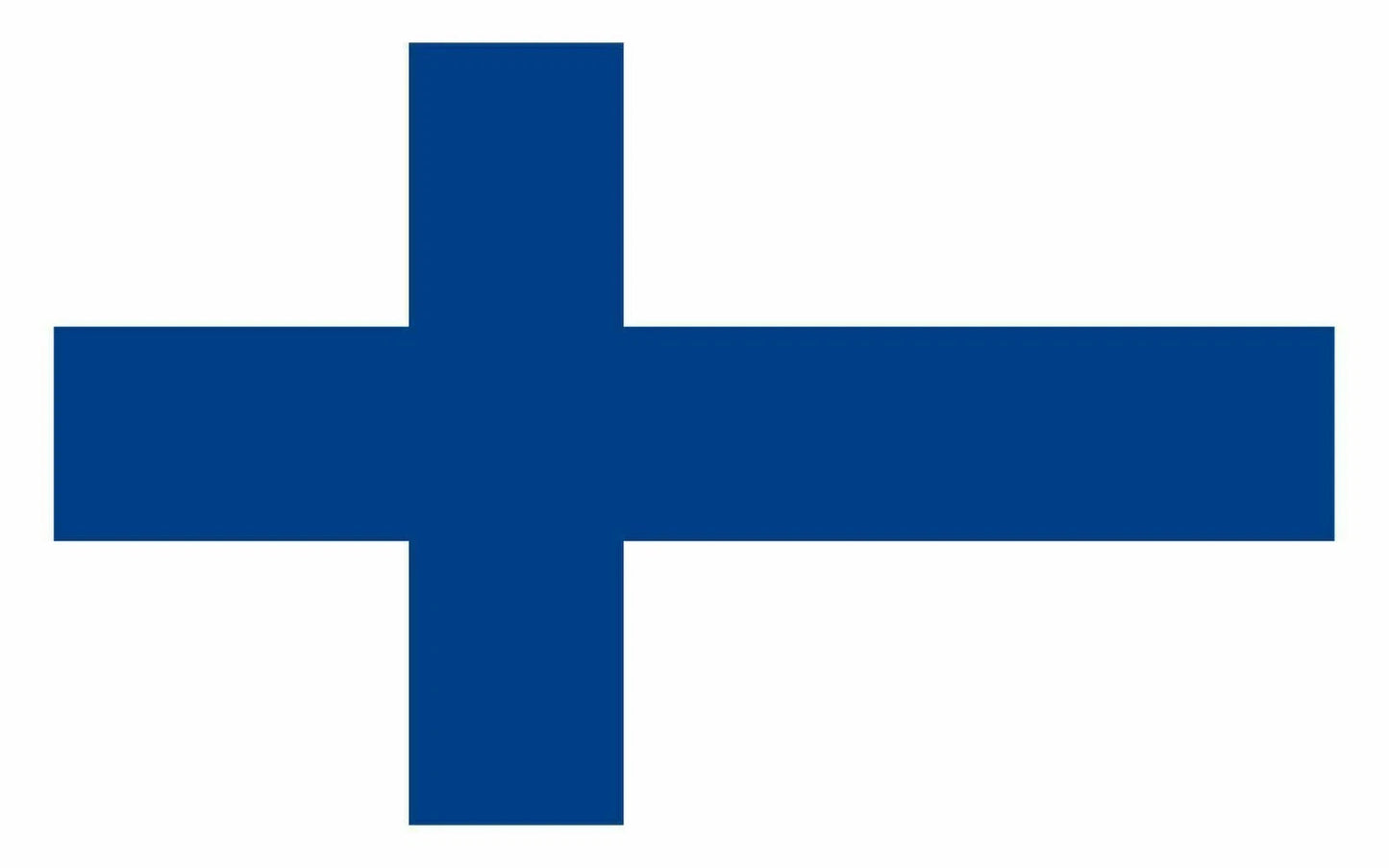 Finland flag 5ft x 3ft High Quality