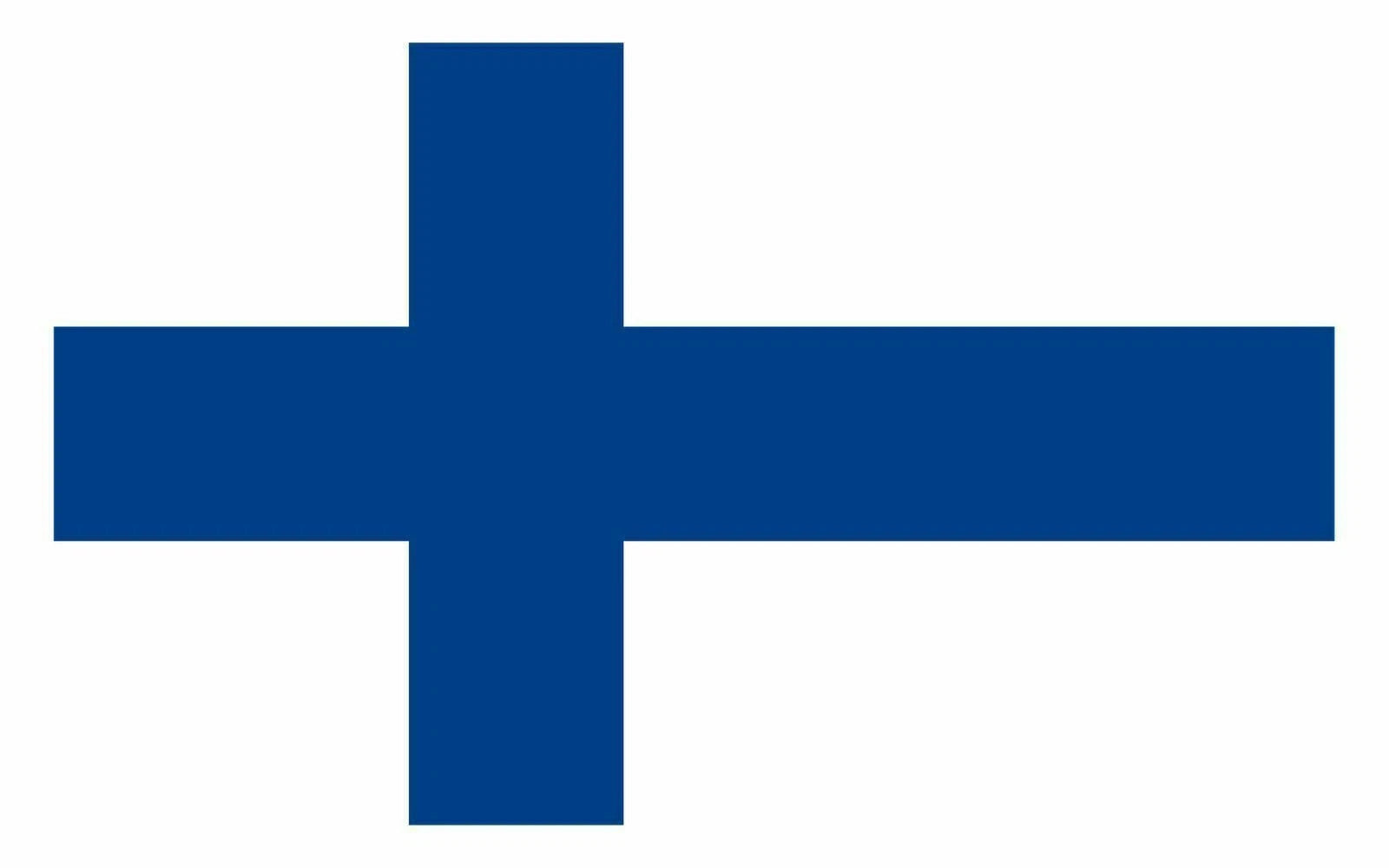 Finland flag 5ft x 3ft High Quality