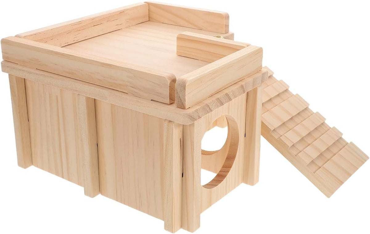 Bearded Dragon Basking Platform Hideout Large Cage Accessories Habitat
