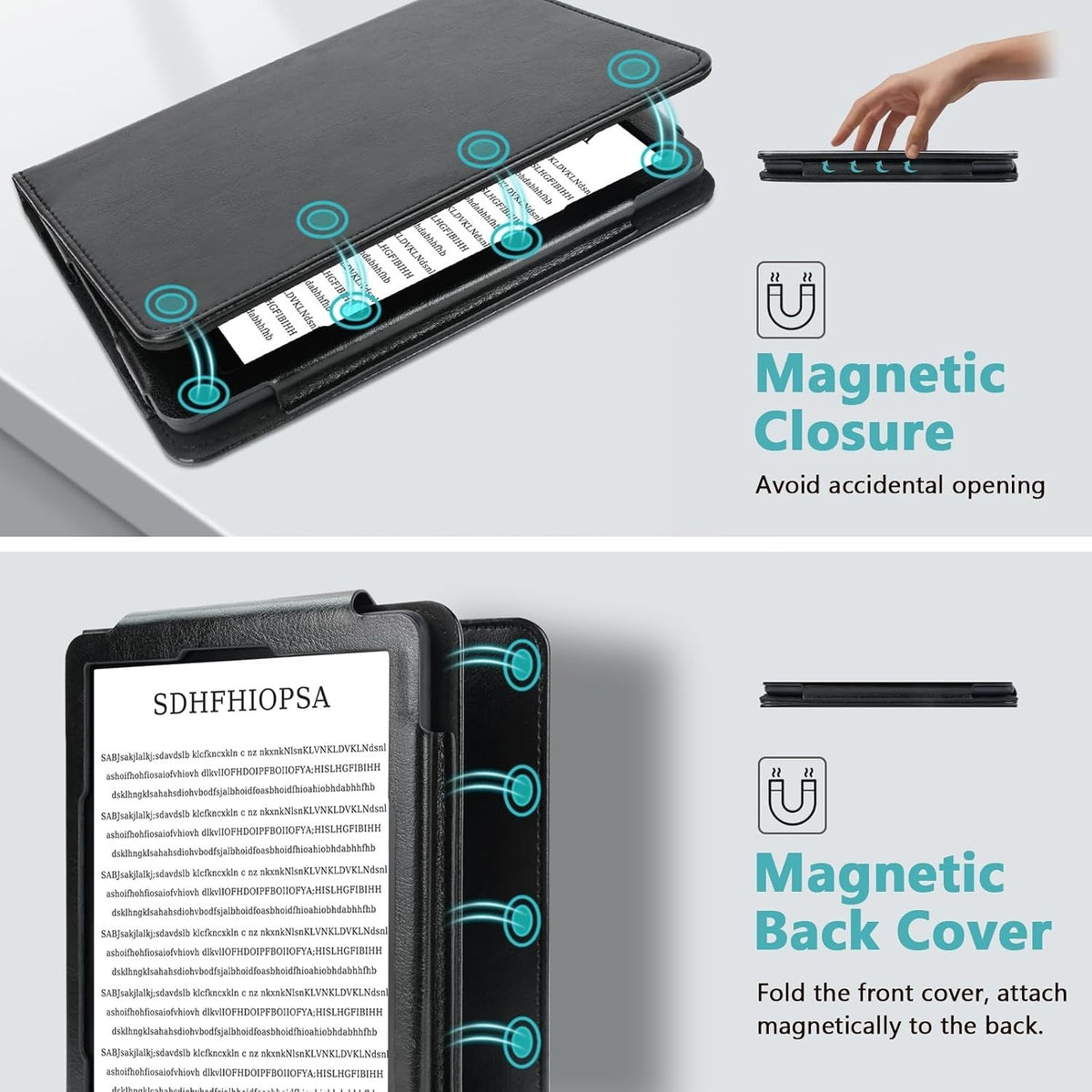 For Amazon Kindle Paperwhite 6.8" 2021 11th Gen Leather Case Ultra Slim Cover UK