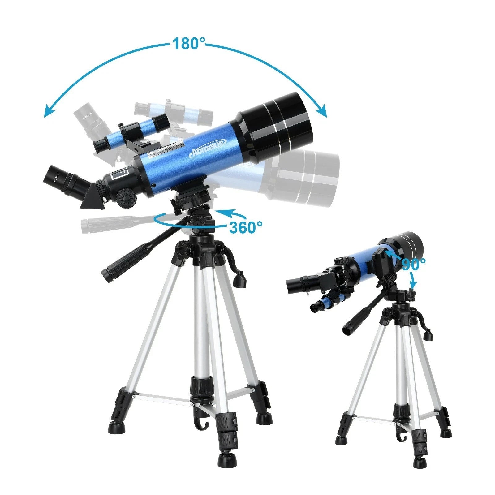 Powerful 40070 HD Professional Astronomical Telescope With High Tripod Backpack