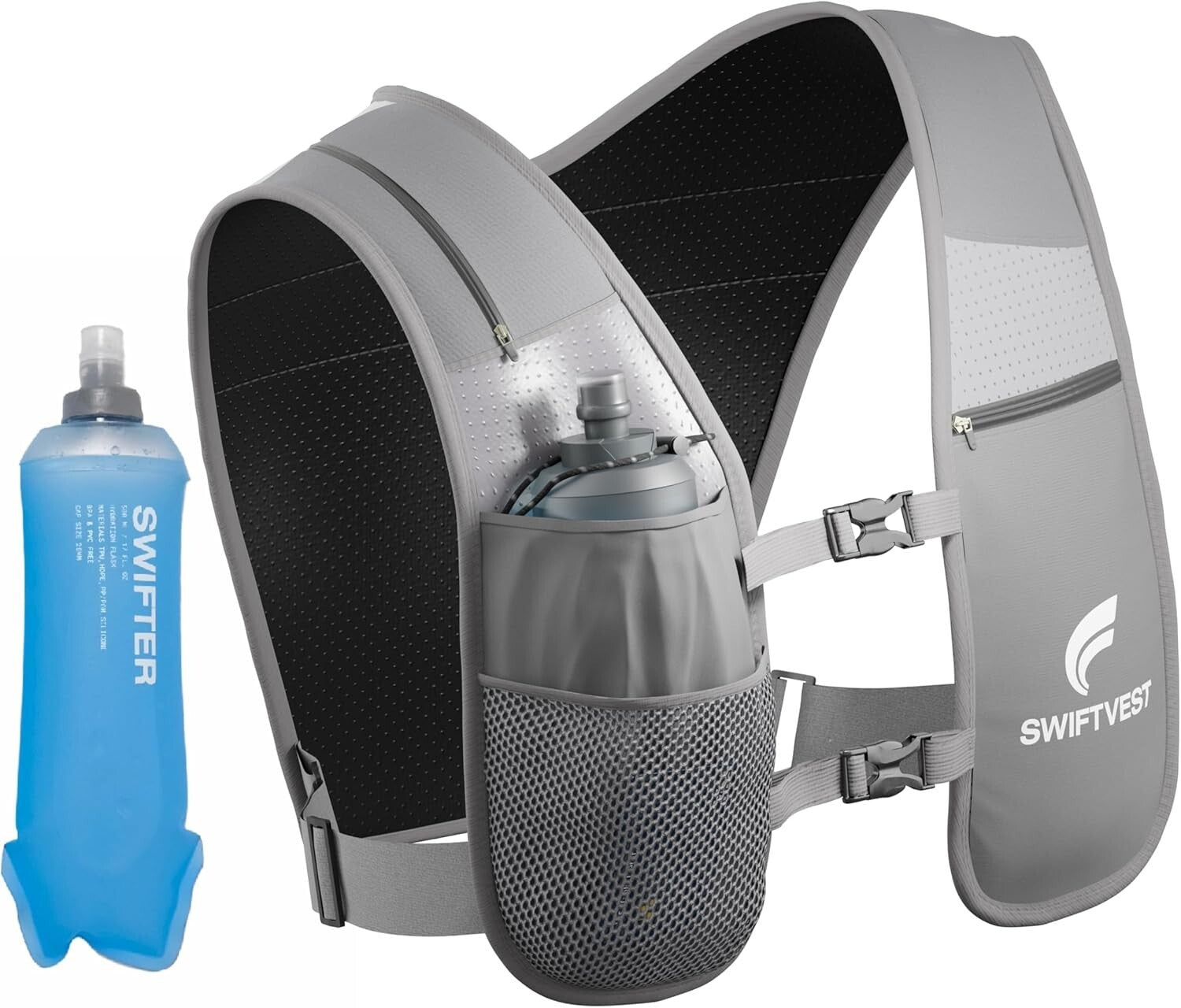 SWIFTVEST Running Phone Holder Vest | Waterproof Phone Pouch | Reflective Vest |