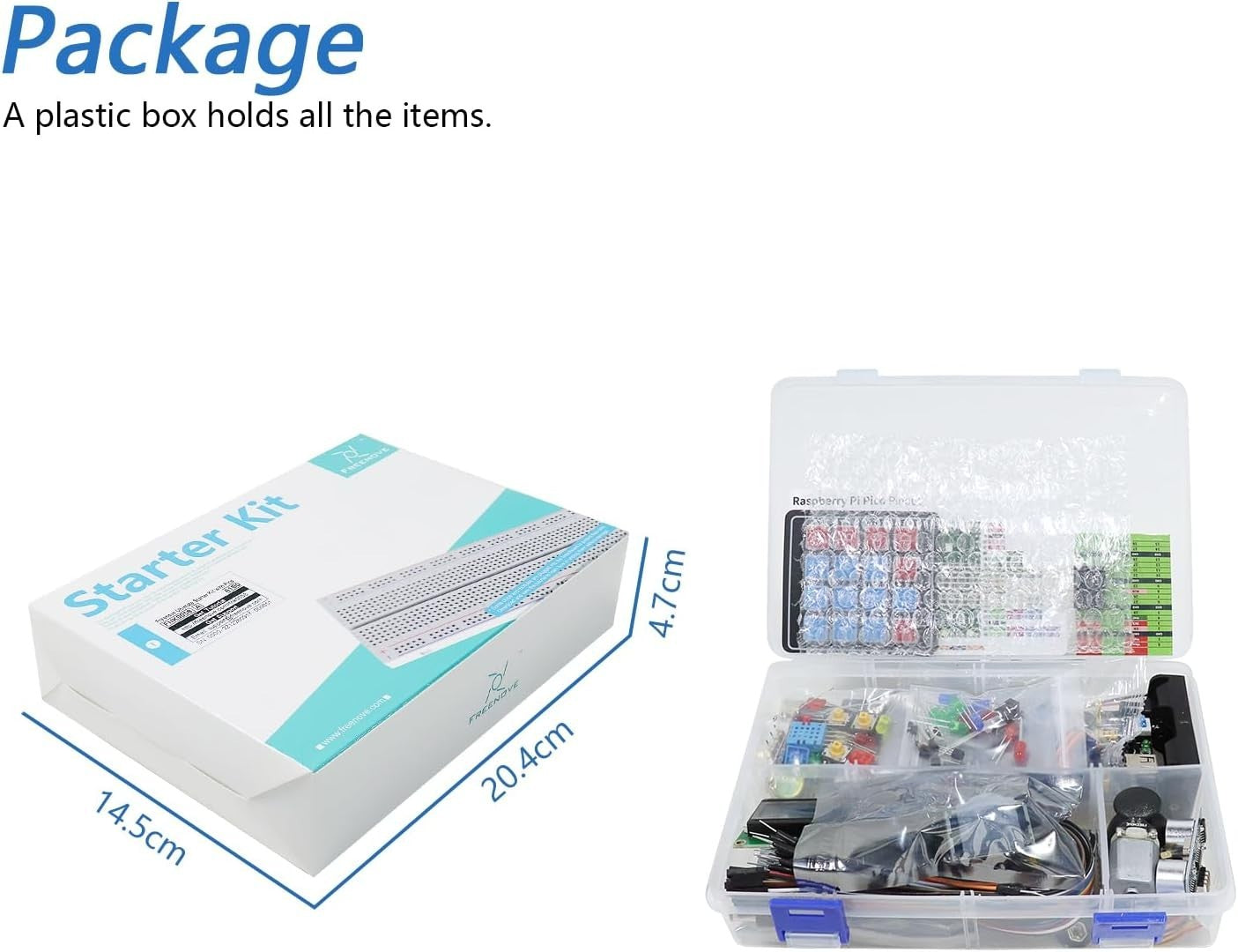 Freenove Ultimate Starter Kit for Raspberry Pi Pico  222 pcs