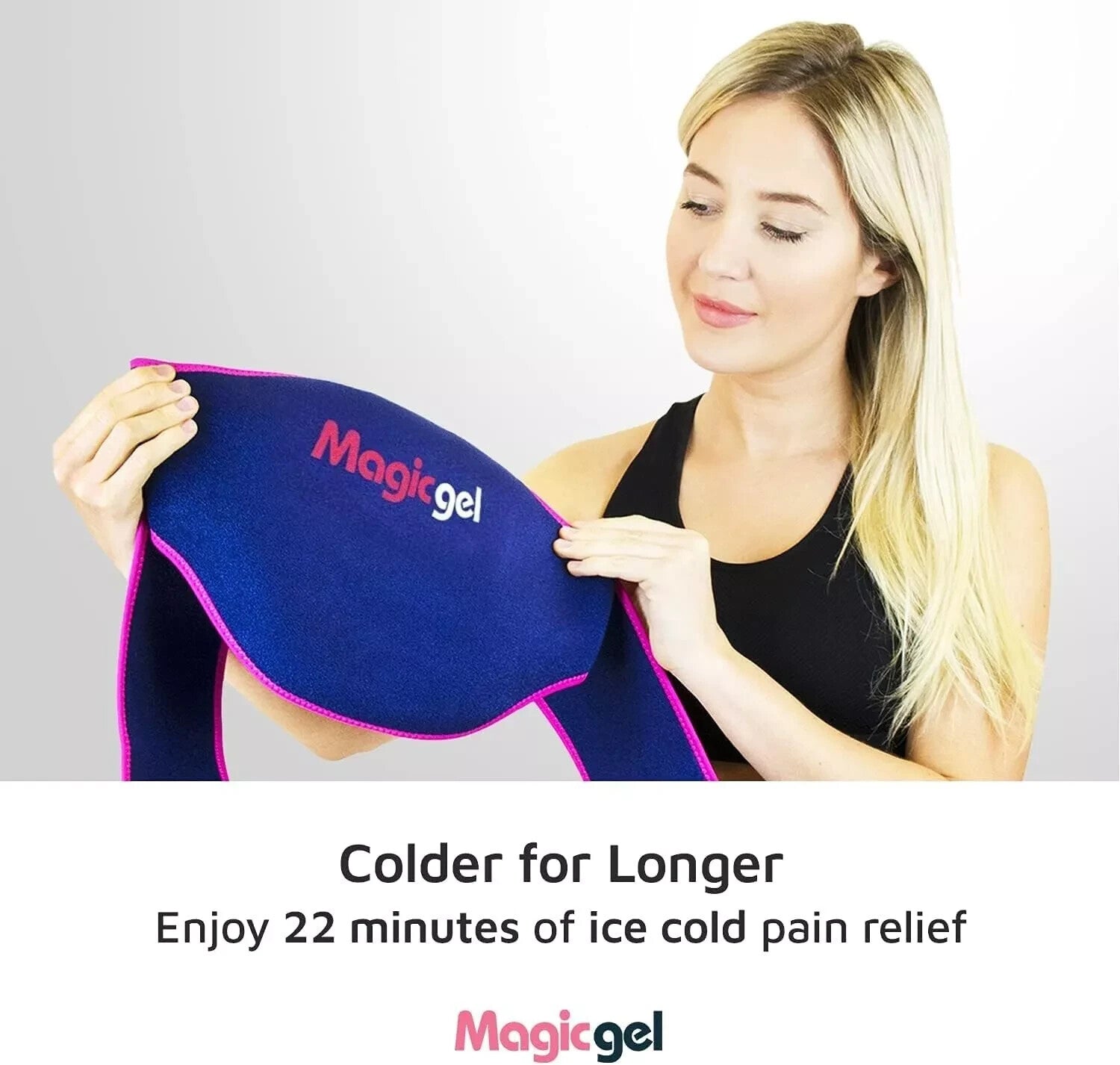 Magic Gel Lower Back/Stomach Heat/Cold Gel Packs for injury