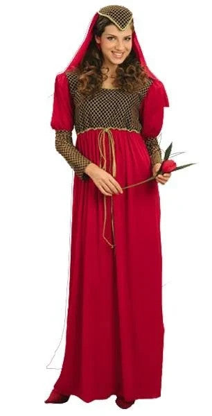 Adult DELUXE MEDIEVAL MAIDEN Fancy Dress Ladies Tudor Juliet Costume UK 6-28