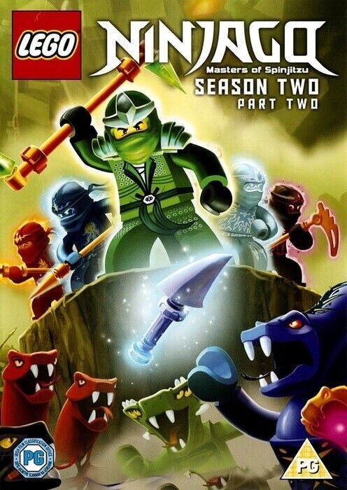 LEGO Ninjago: Masters of Spinjitzu: Season Two: Part Two (DVD, 2012) New Sealed