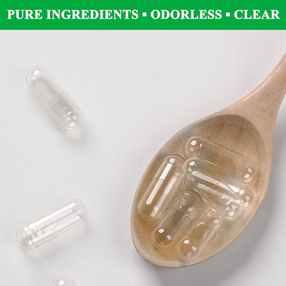 HPMC Empty Capsules Size 0# Vegan Clear Pharmaceutical Grade Caps UK