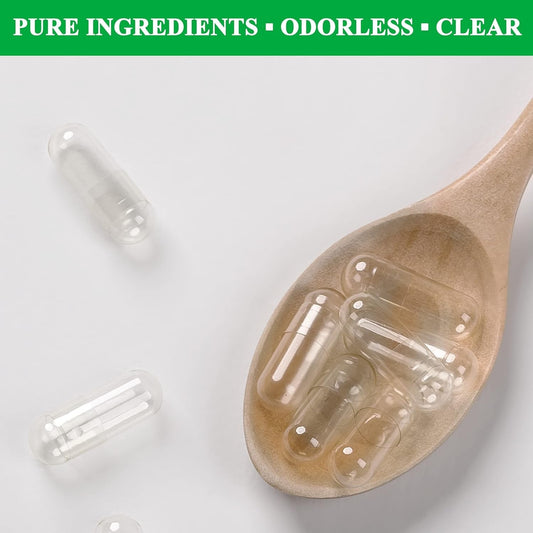 HPMC Empty Capsules Size 0# Vegan Clear Pharmaceutical Grade Caps UK